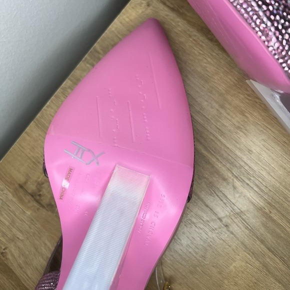 She Is Cheval “Did My Heart Love, ‘Til Now?” Limited Edition Sparkle Pink Wedge - Picture 11 of 13